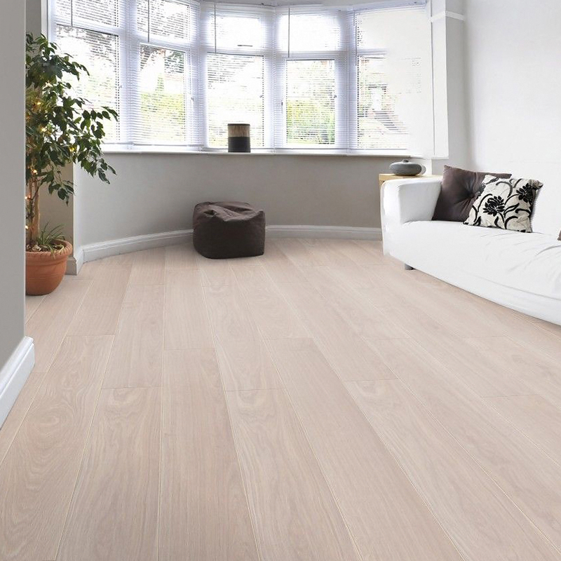 Ламинат Kronotex Exquisit D2873 Дуб вейвлесс белый