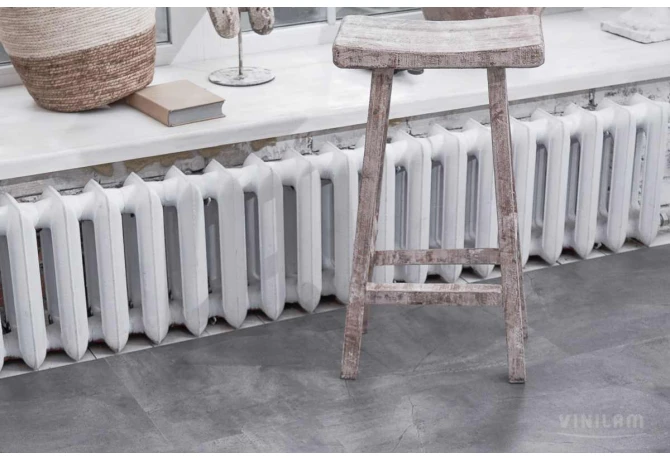 ПВХ плитка CERAMO VINILAM Glue 2,5 мм Серый Бетон 61602 Glue