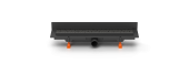 Душевой лоток 45 см Creto Points CRE-450 PB-P с решеткой, черный