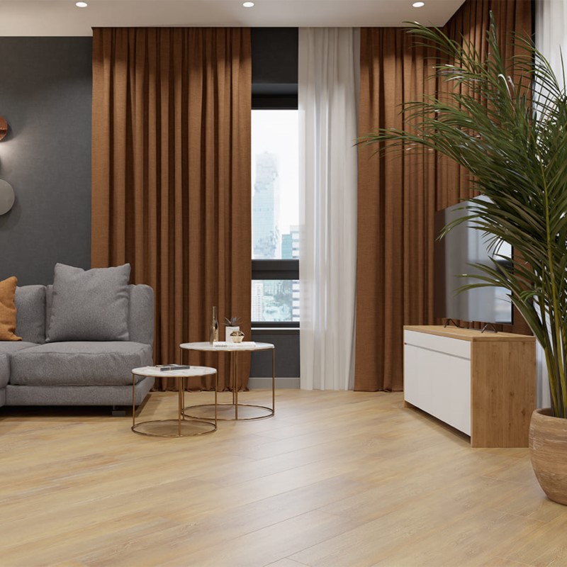 SPC Ламинат Stone Floor MSPC 8мм MP 0061-7 Дуб Яркий день