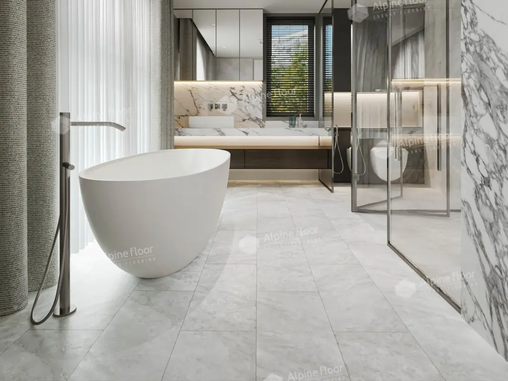 SPC Ламинат Alpine Floor SPC Stone Mineral Core ЕСО 4-19 Чили 4V 43кл