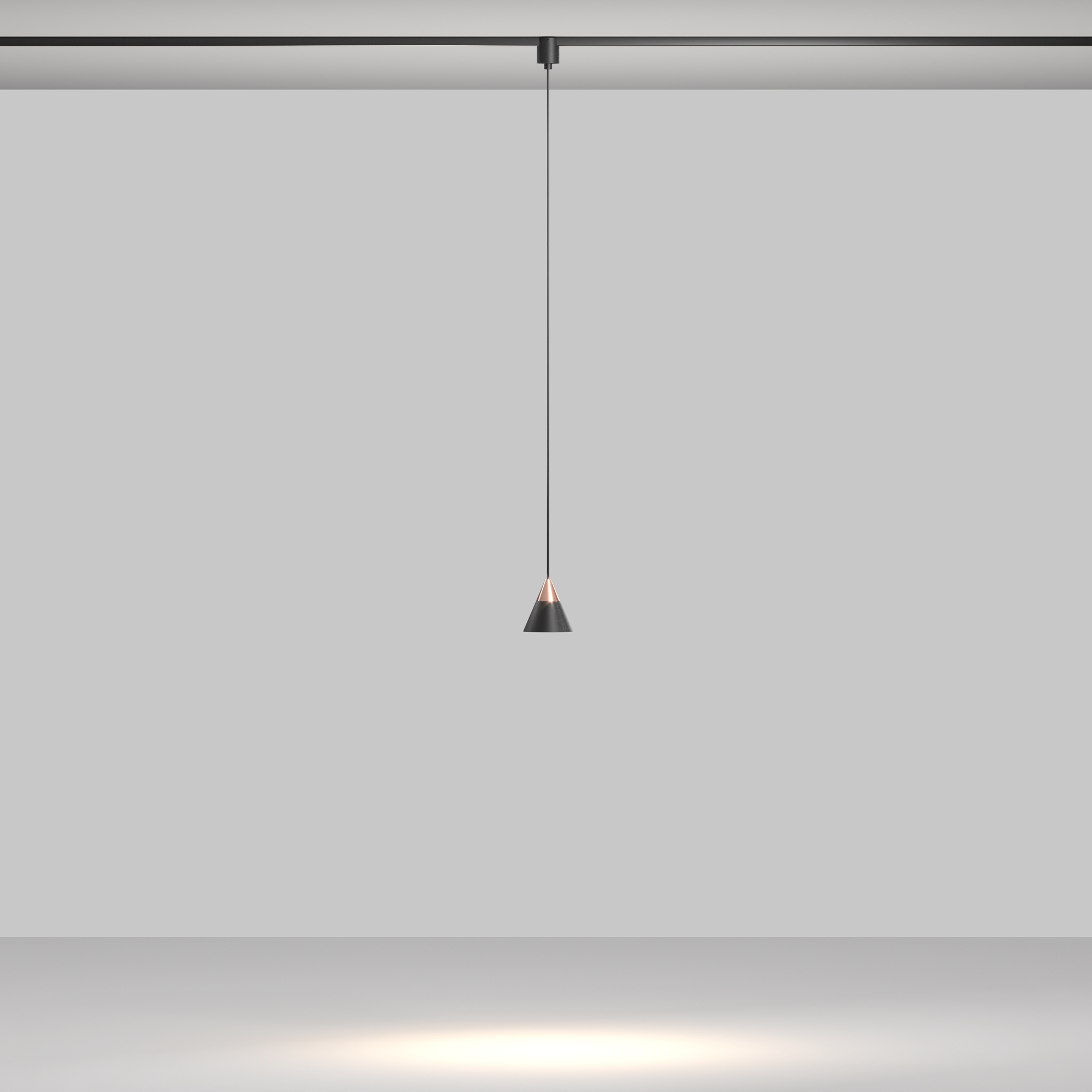 Трековый подвесной светильник Technical TR166-1-7W3K-M-B