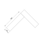 Паркет Елка Английская Lab Arte Angle Дуб Натур Гамлет лак 500х125х14/3