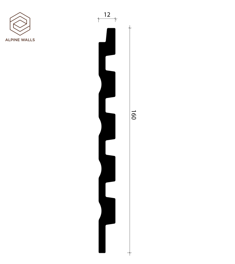 Стеновые Панели Alpine Walls LineArt ECO6601W Белый