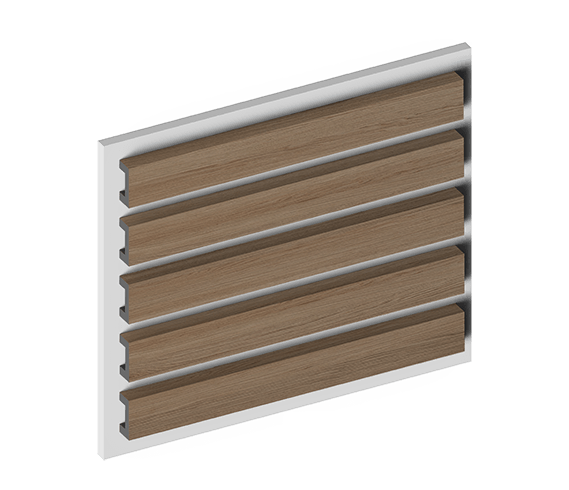 Декоративная рейка HIWOOD LB40 BR417