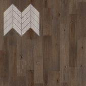 Паркет Елка Французская Lab Arte Chevron Дуб Рустик Кайт лак 600/450х150х14/3/45°