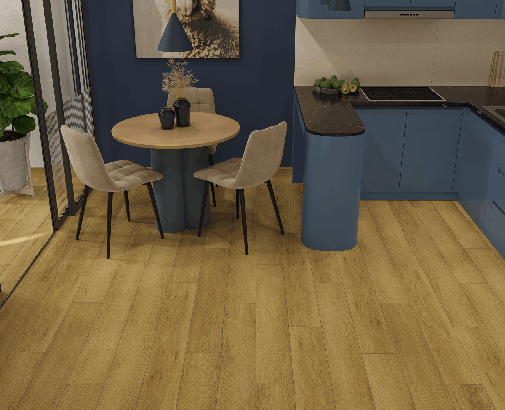 ПВХ-плитка Tulesna Ottimo LVT LEGGERO 1012-10