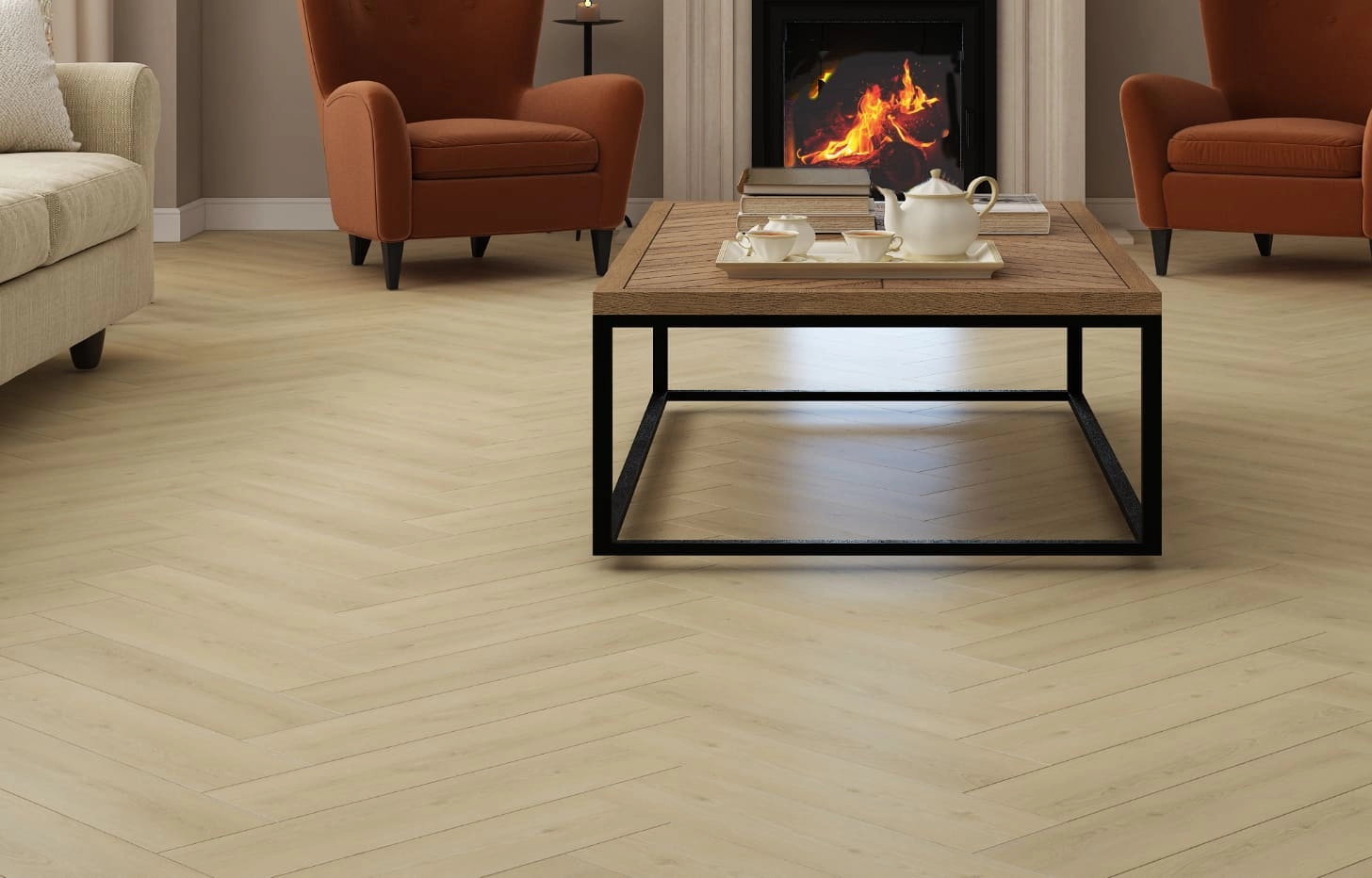 SPC Ламинат Stone Floor MSPC Дуб Рейфилд