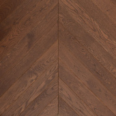 Паркет Елка Французская Lab Arte Chevron Дуб Рустик Табак лак 600/490х110х14/3/45°