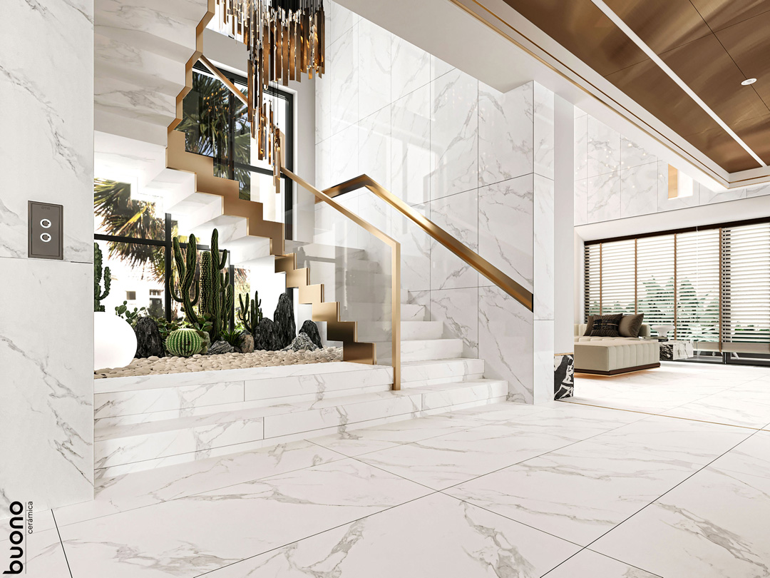 Керамогранит Buono Ceramica Marble Carrara Anita Glossy M4402P