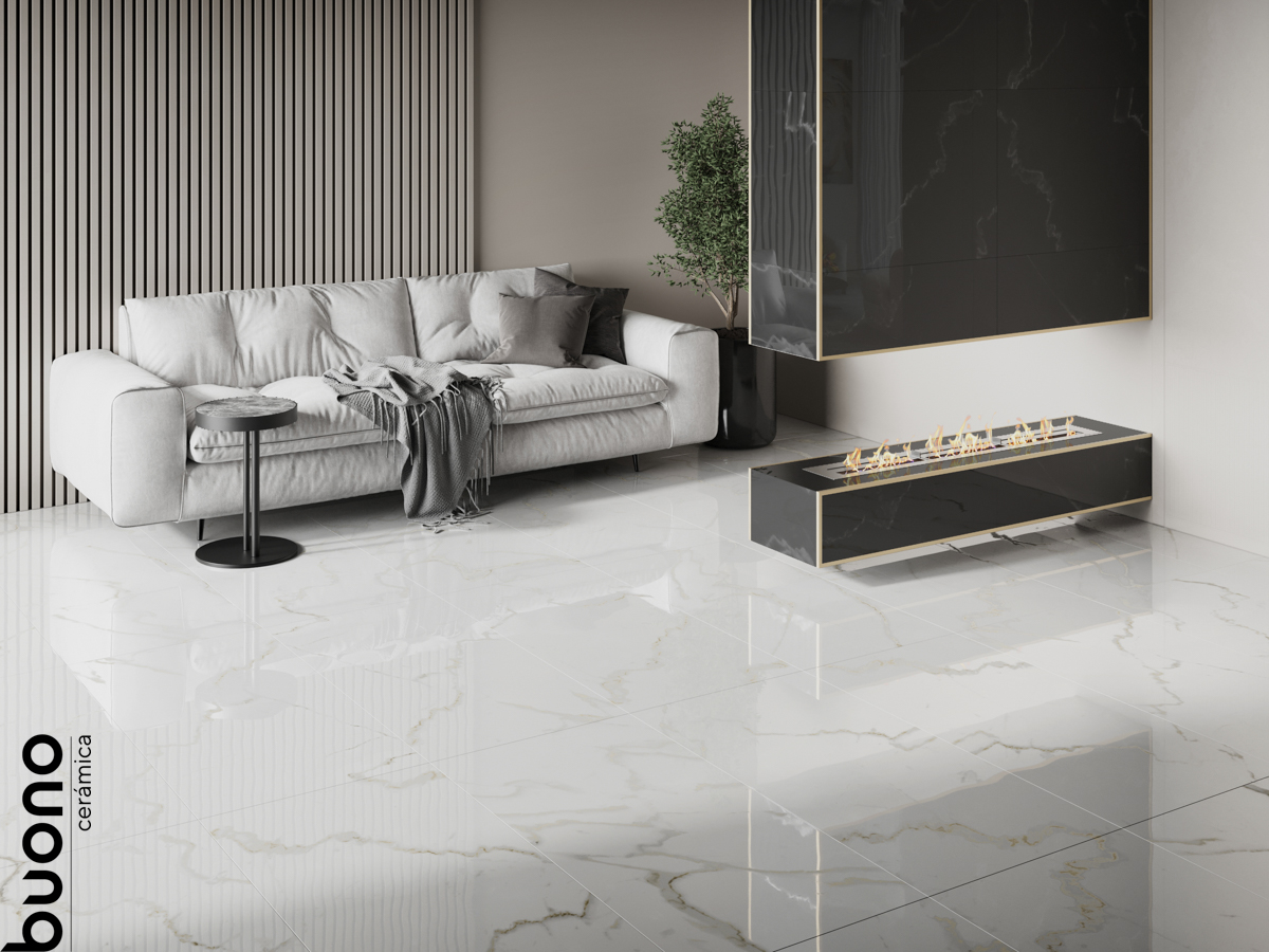 Керамогранит Buono Ceramica Marble Omega Exotica Glossy M4408P