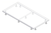 Каркас для поддона Creto Ares, Scala 120x80