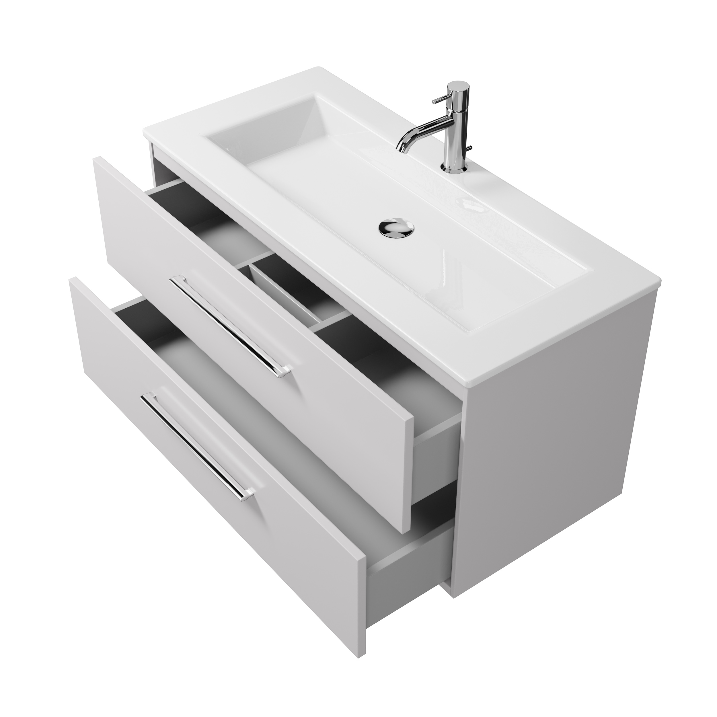 Тумба под раковину Creto Ares 100 белая