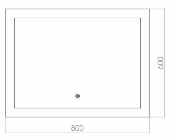 Зеркало Creto Tivoli 80х60