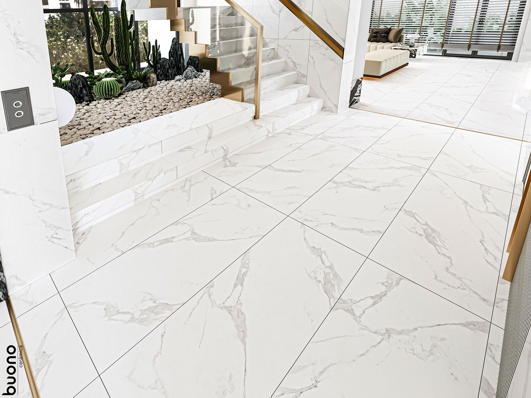 Керамогранит Buono Ceramica Marble Carrara Anita Glossy M4402P