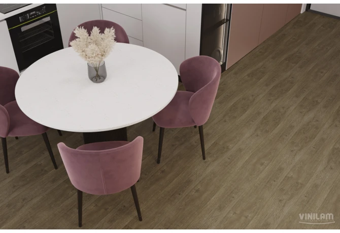 ПВХ плитка VINILAM Glue 8891 Дуб Мёрс Glue