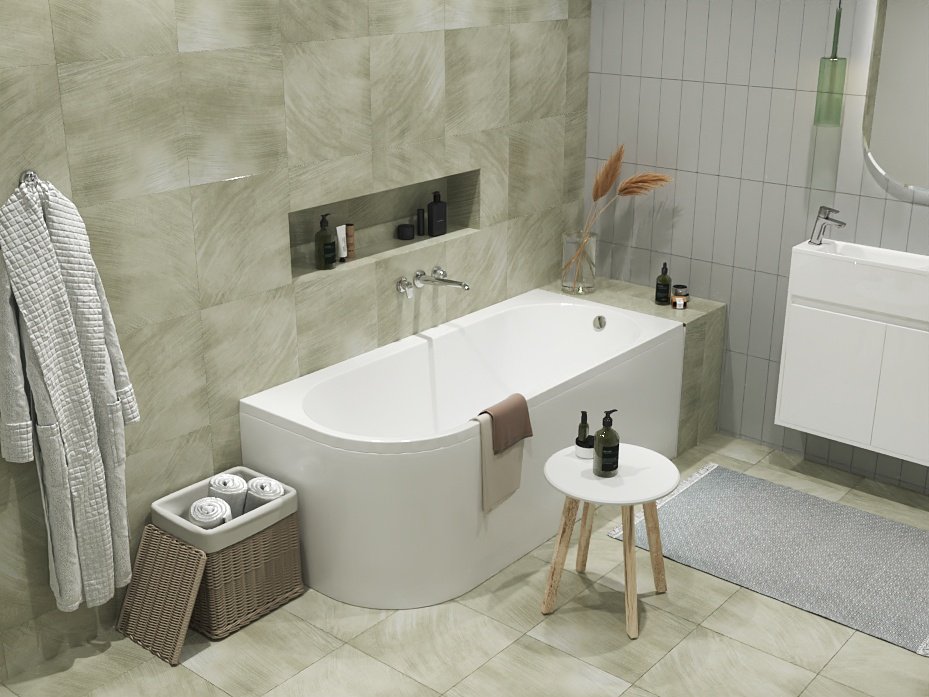 Акриловая ванна 170х75 см Creto Melissa 32-17075R белая