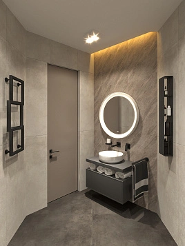 Стеновые Панели Альта Слэб Магия Бетона  Азимут 300х600х2,4мм