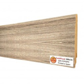 Плинтус МДФ ламинированный TeckWood Дуб Серебро Oak Silver 2000×100×16