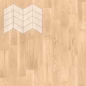 Паркет Елка Французская Lab Arte Chevron Дуб Рустик Блонд лак 400/313х150х14/3/60°