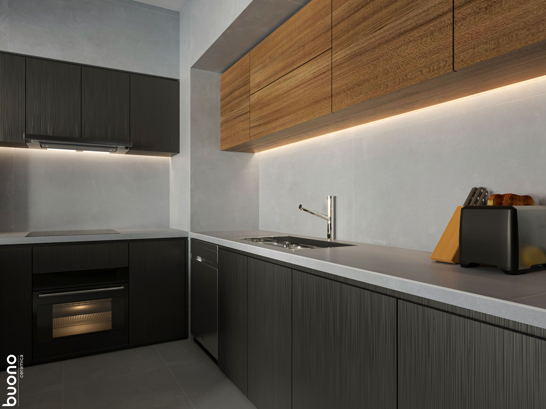 Керамогранит Buono Ceramica  Beton Grey Mat B4482M