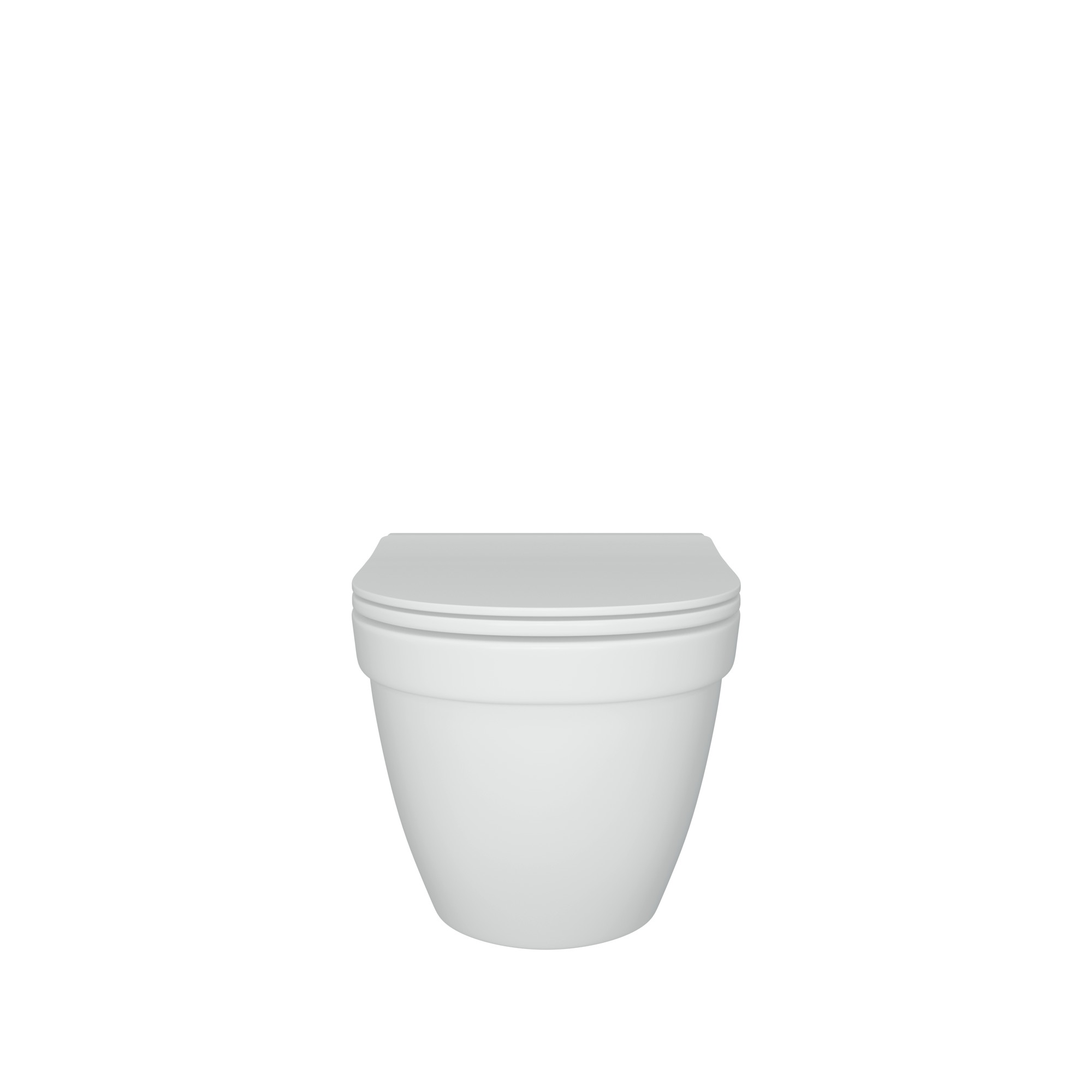 Унитаз подвесной безободковый Creto Cer C6 1806-Cer-С6P с крышкой-сиденьем микролифт, белый