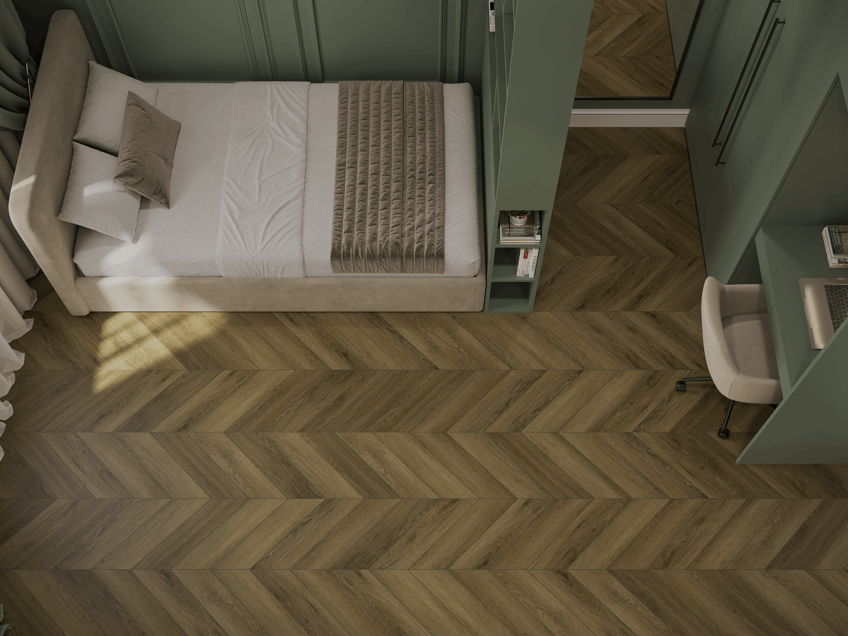 SPC Ламинат Tulesna Art Chevron LIBERO 1011-11
