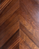 Французская елка Wood Bee Chevron Sapele UV-лак, gloss 40±5%