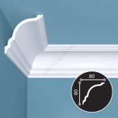 Карниз Bello Deco K16 80x80x2000