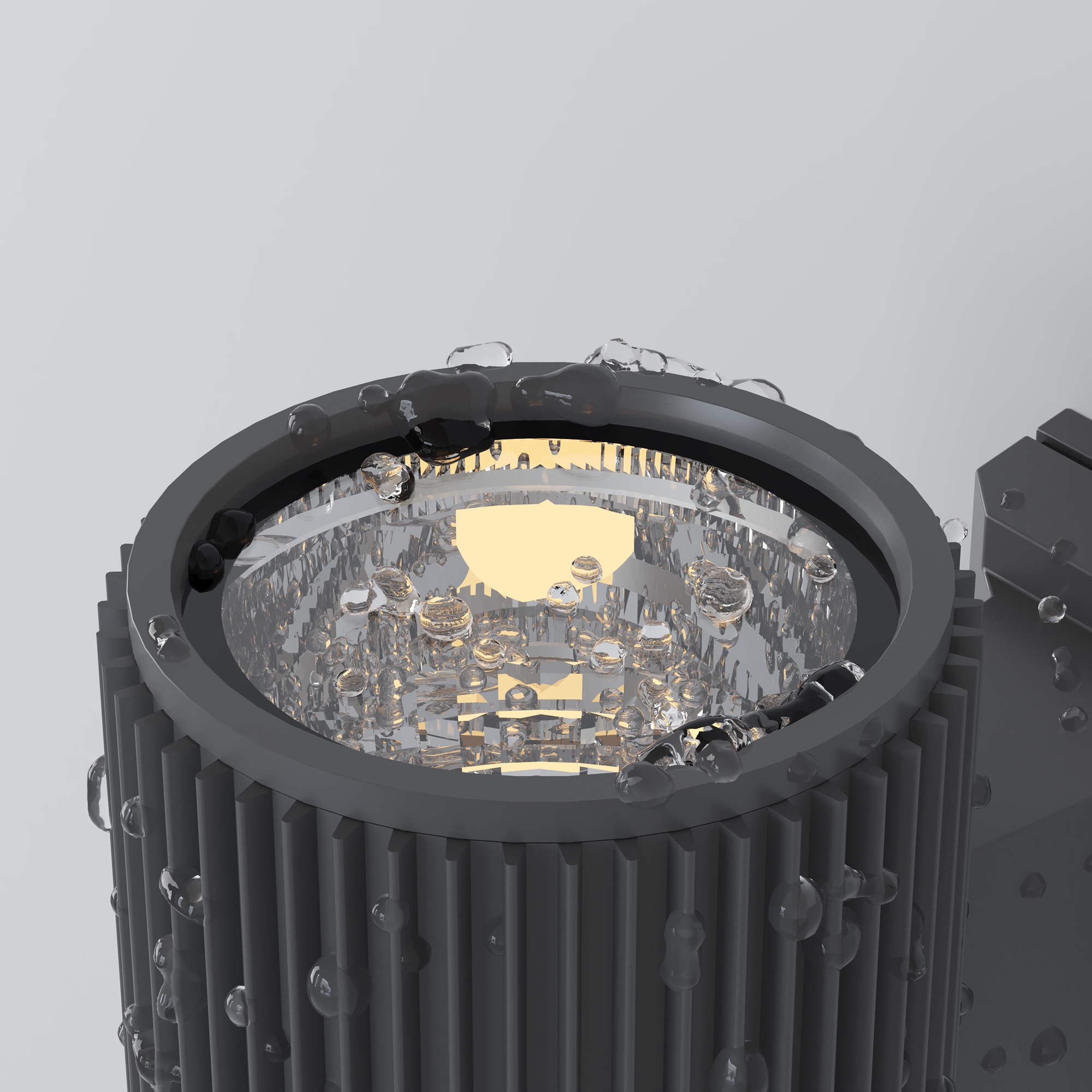 Уличный настенный светильник Outdoor O419WL-01GR
