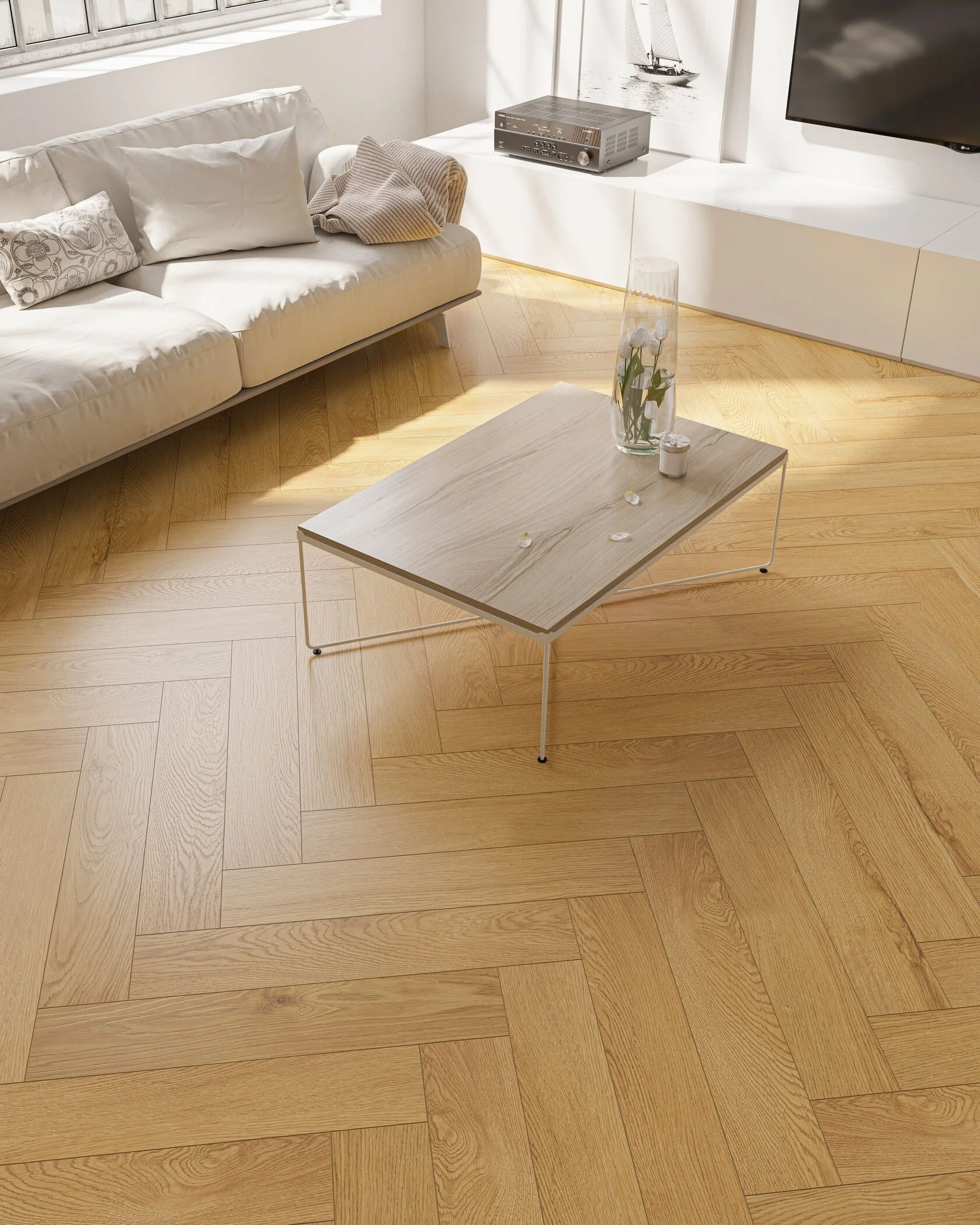 Ламинат Skalla Wood HERRINGBONE Дуб Роксен (Oak Roxen) HR1026