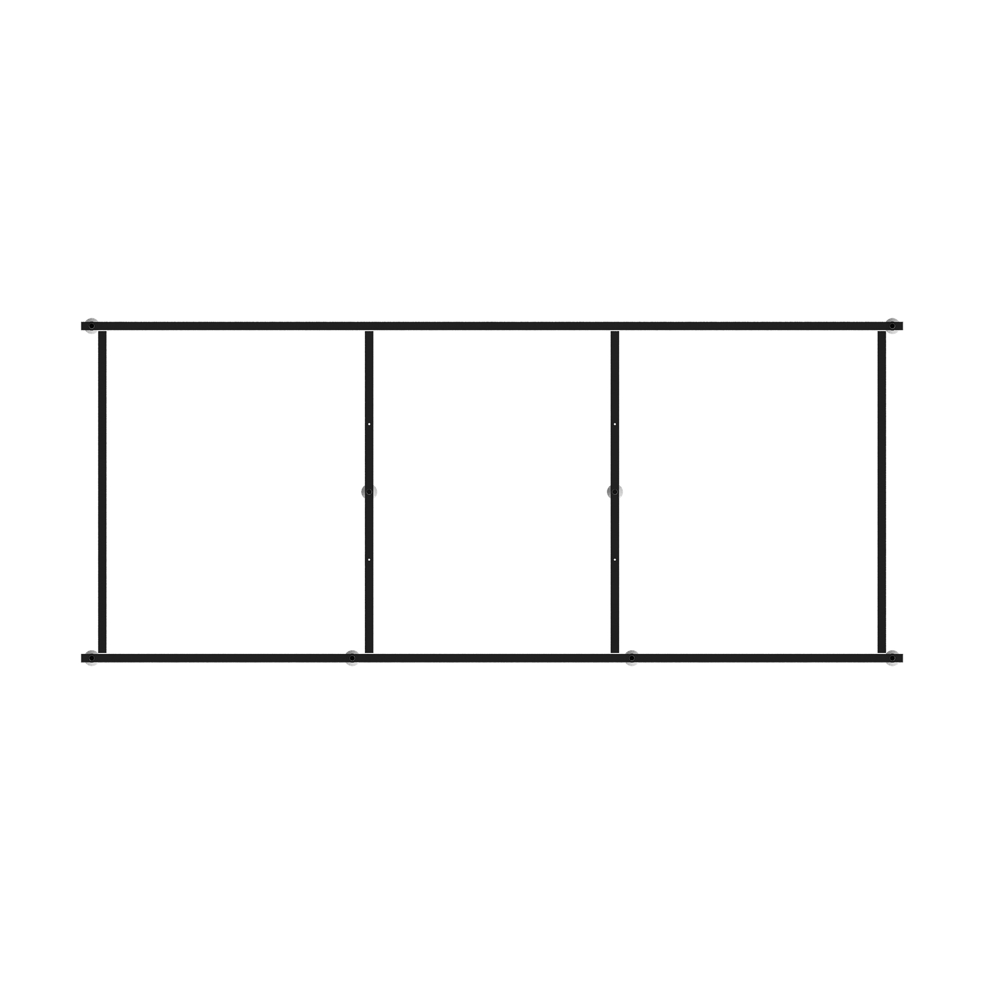 Каркас для ванны 190х80 см Creto K19080 черный