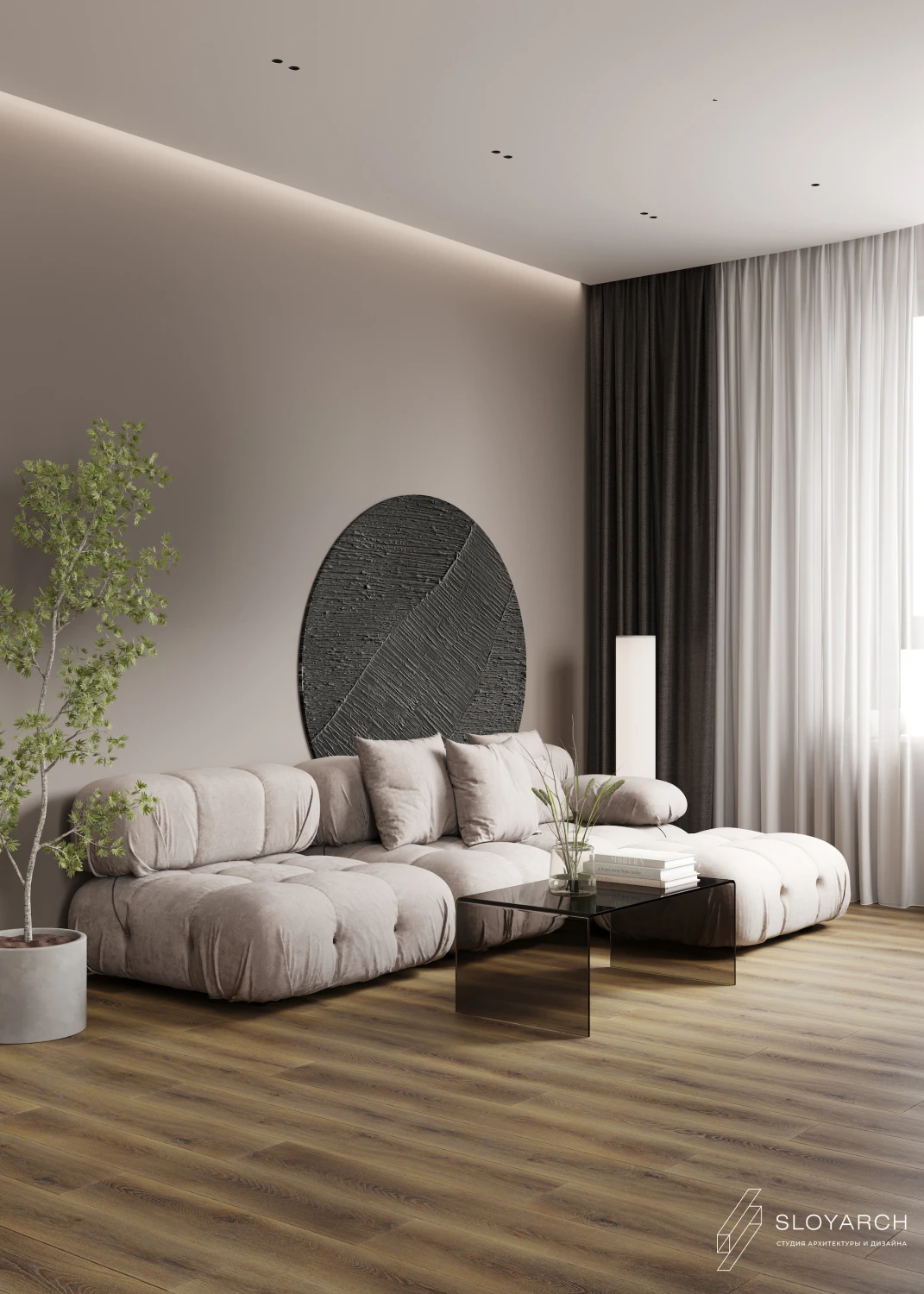 SPC Ламинат Firstfloor Коричневый дикий лес 1F005