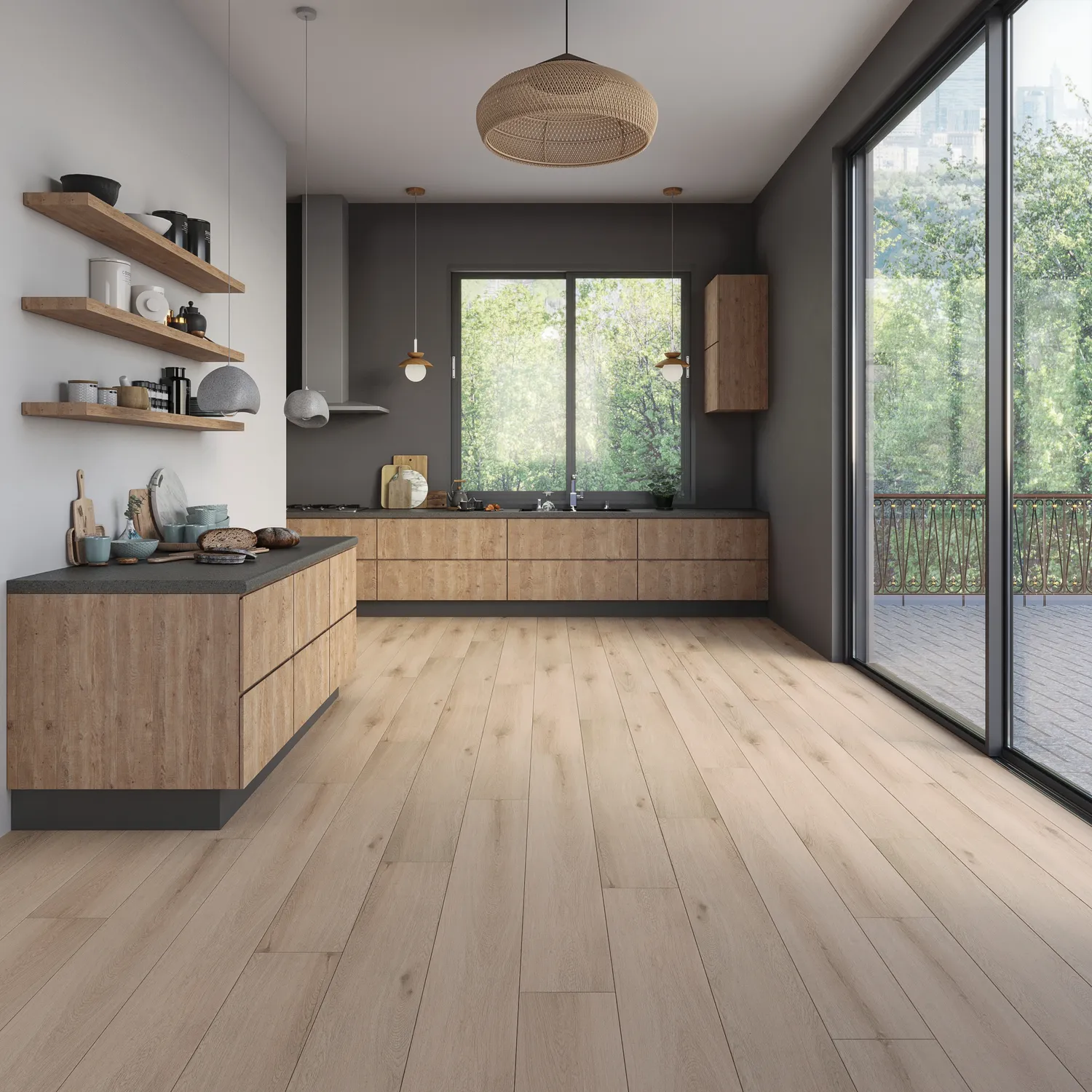 SPC ламинат My Step Аква (Aqua) Long Matt Волар MSA96