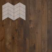 Паркет Елка Французская Lab Arte Chevron Дуб Селект Коньяк лак 400/313х150х14/3/60°