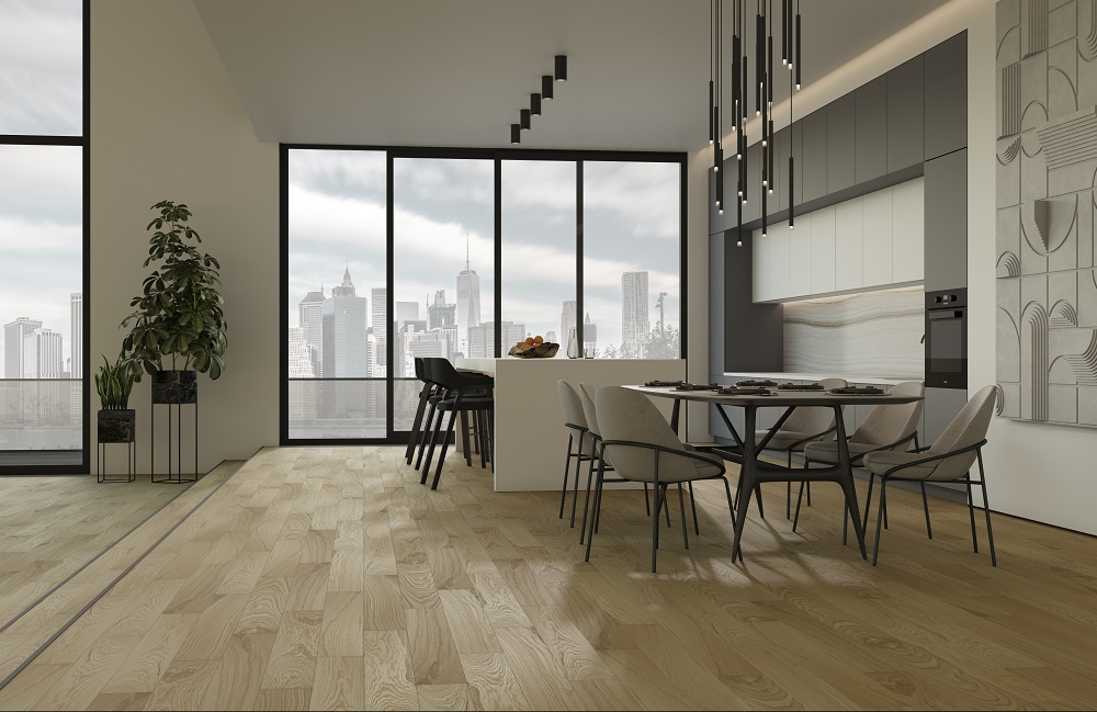 Кварцевый паркет Quartz Parquet Классик 5/0,6 мм Дуб Тоскана 407