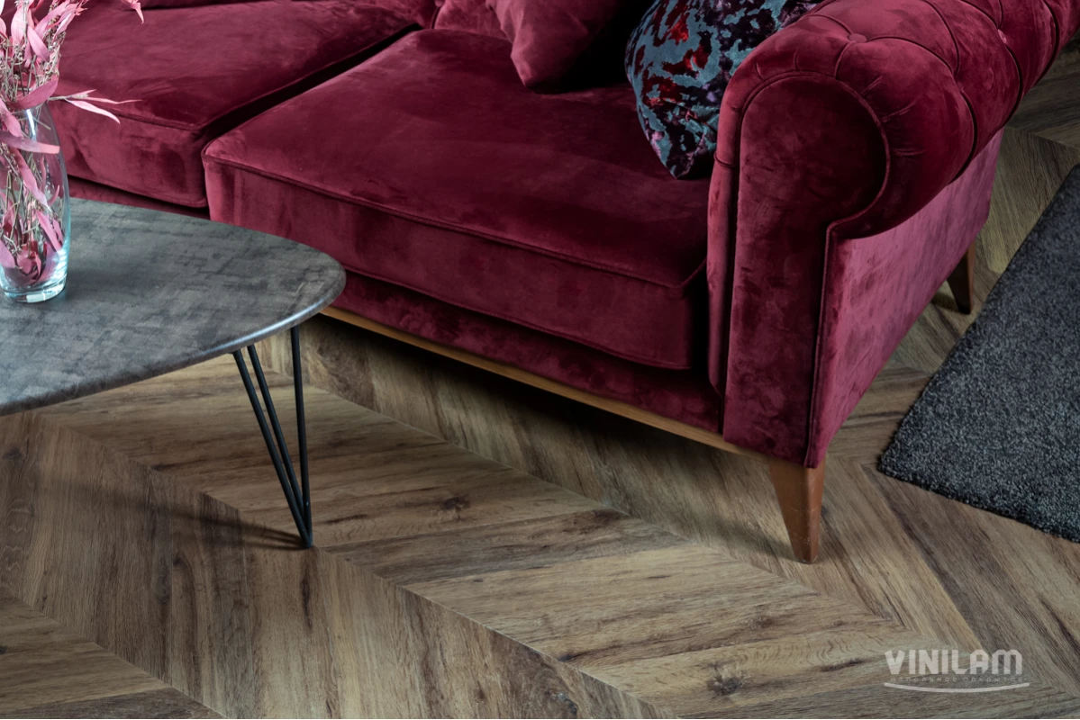 SPC VINILAM PARQUET CHEVRON Шеврон Лувр 107516