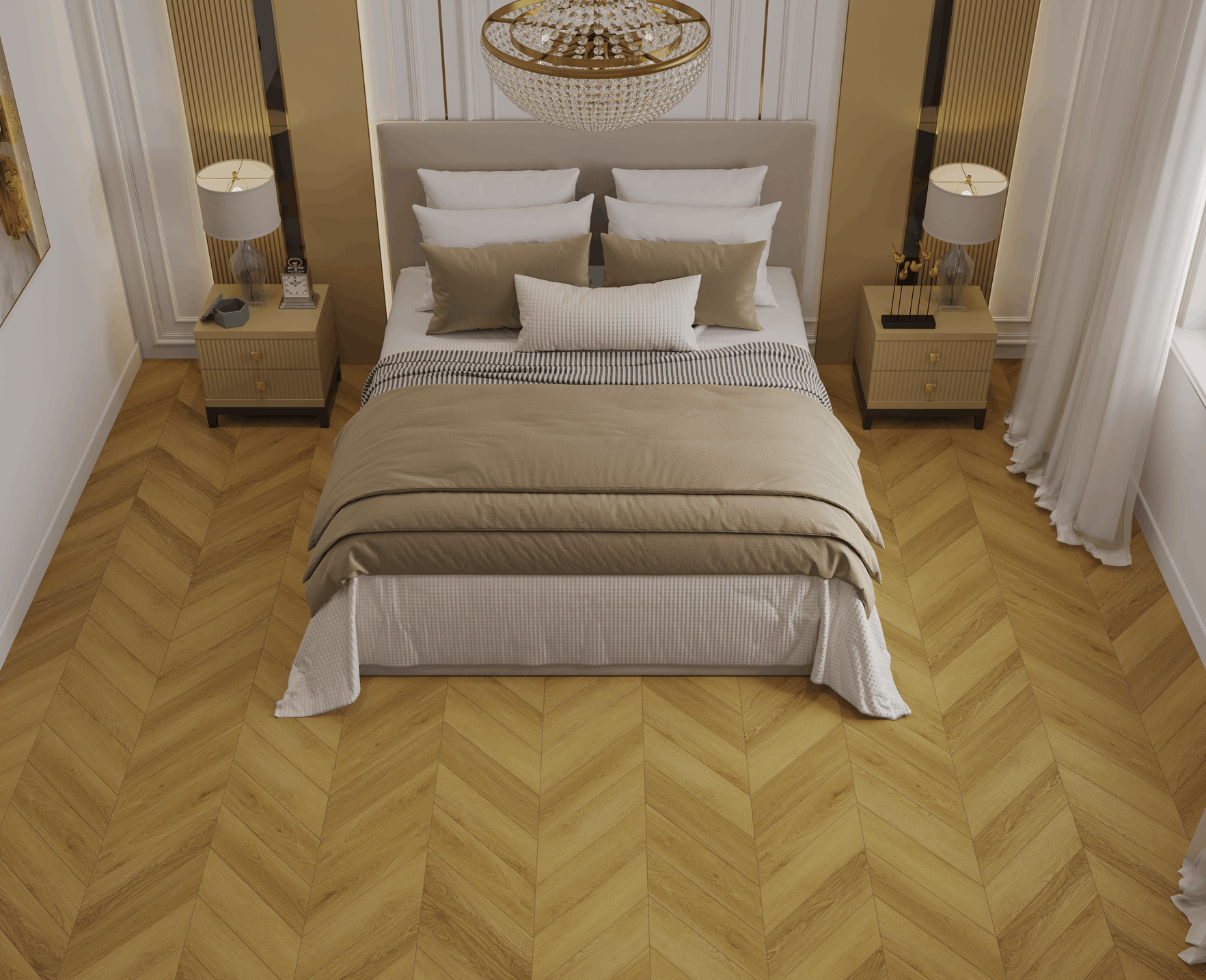 SPC Ламинат Tulesna Art Chevron VALORE 1011-10