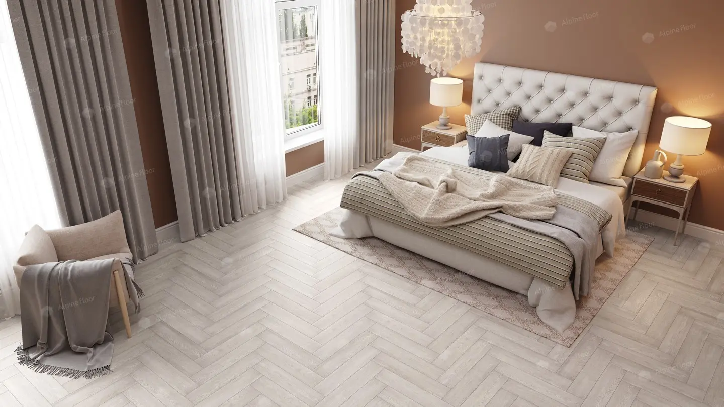 SPC Ламинат Alpine Floor SPC Light Parquet ЕСО 13-9AB Голубой Лес 4V 43кл