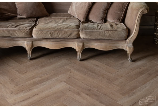 SPC ламинат VINILAM VinilPol Herringbone 99965 Паркет Бруно