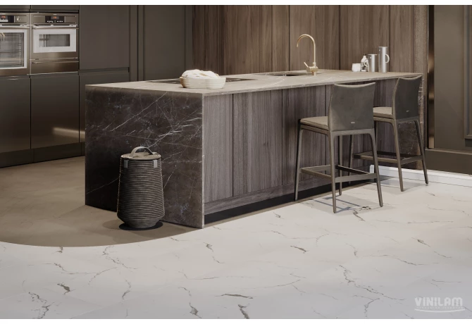ПВХ плитка CERAMO VINILAM Glue 2,5 мм 83444 Итальянский Мрамор Glue