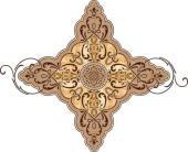 Розетка художественная Lab Arte Р 72 2642х2145