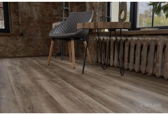 ПВХ-плитка CERAMO VINILAM XXL Glue Дуб Биль 8895-EIR Glue