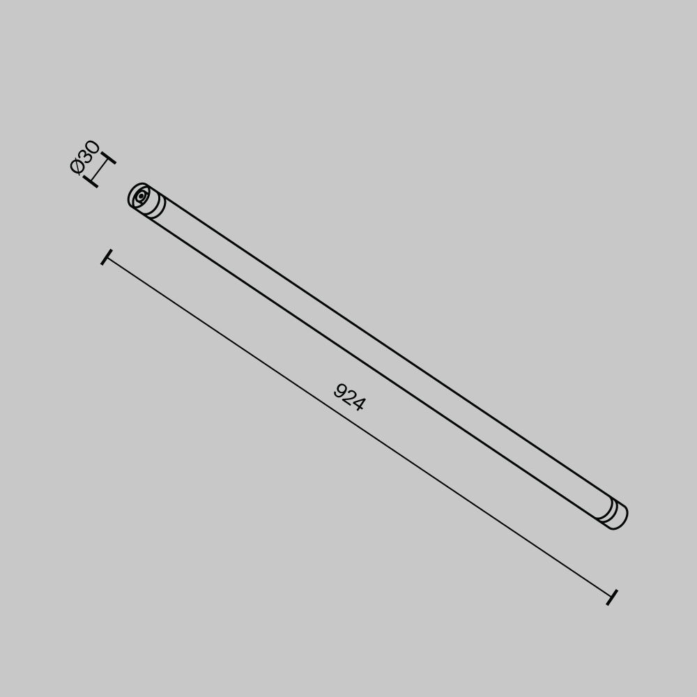 Светильник Technical C148CL-L900-13W3K-B