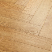 Паркет Елка Английская Royal Parket 490х125х13мм Дуб Натур лак