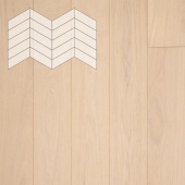 Паркет Елка Французская Lab Arte Chevron Дуб Рустик Лана лак 400/337х110х14/3/60°