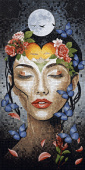 Керамогранит Декоративное панно MDetails Moon Lady (набор из 4шт. 60x120) 120x240