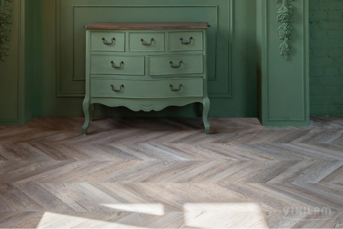 SPC VINILAM PARQUET CHEVRON RI153616CL4 Шеврон Шампань
