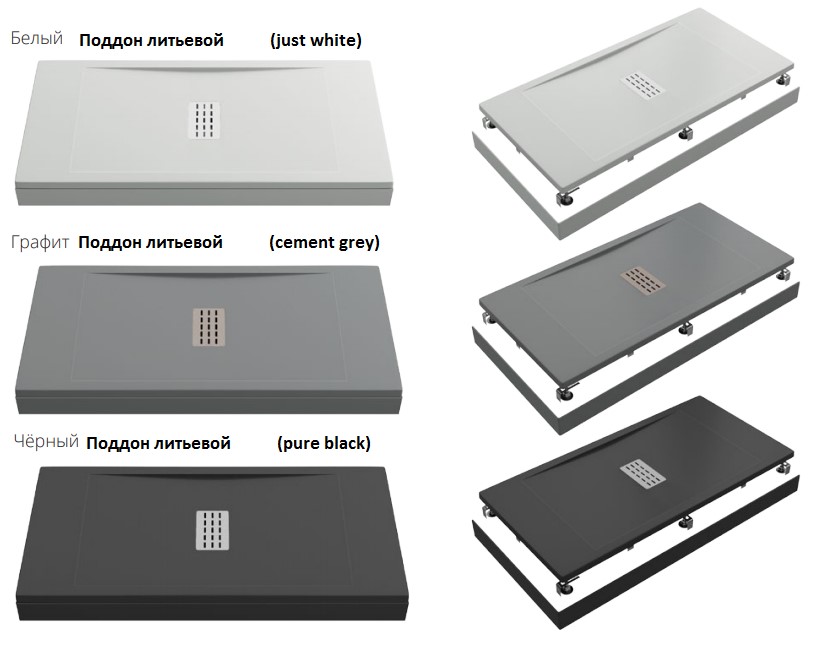 Душевой поддон Creto Etna 160x70 прямоугольный, белый