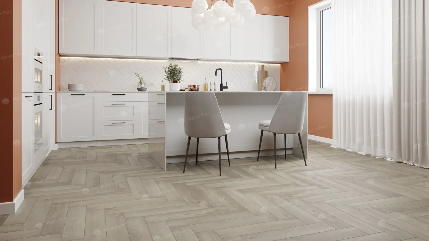 SPC Ламинат Alpine Floor SPC Light Parquet ЕСО 13-1AB Дуб Фантазия 4V 43кл